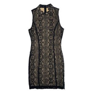 Forever 21 Black Lace Nude Slip Dress